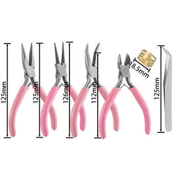 6pcs/Set Jewelry Pliers Tools Kit