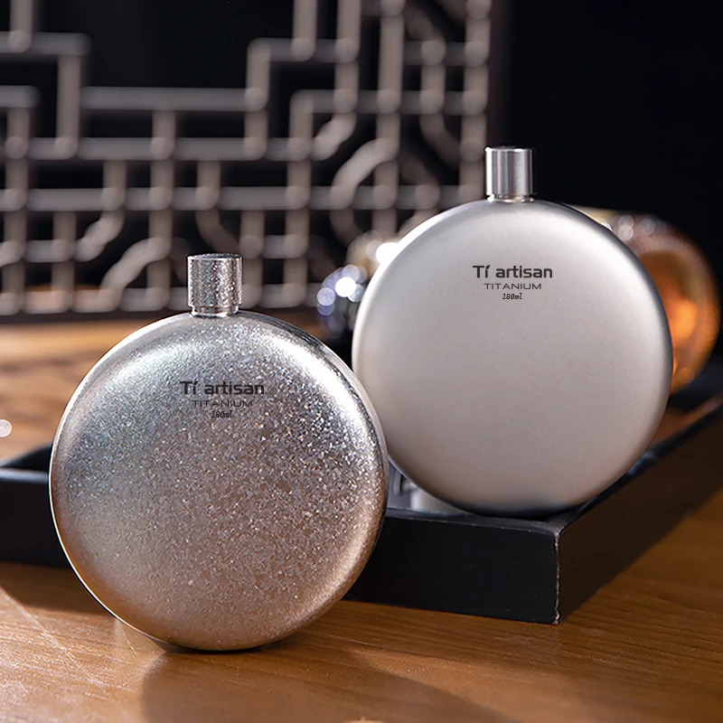 Titanium Wine Flask 180ml 1