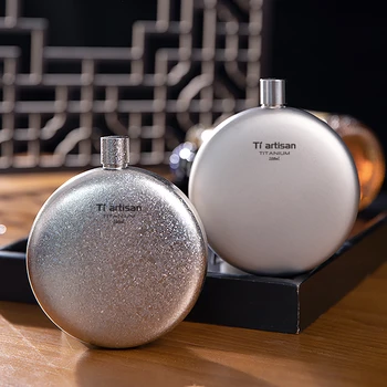 Titanium Wine Flask 180ml 1