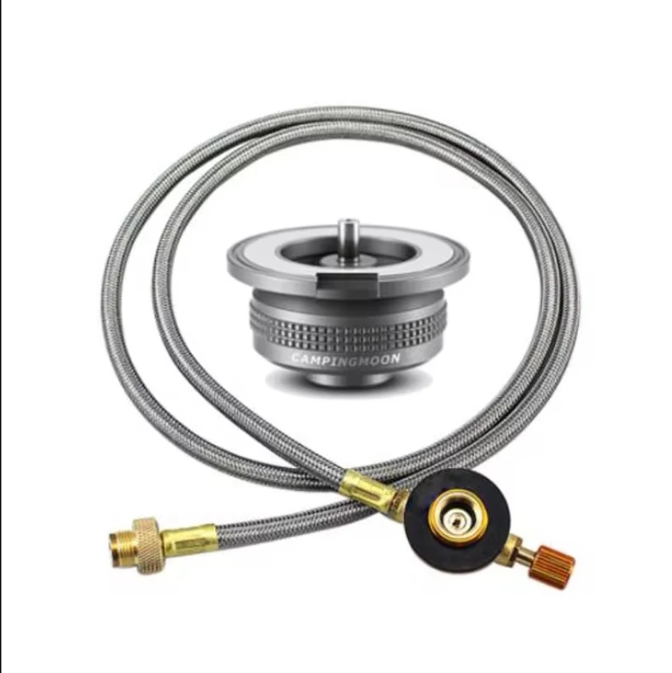 Outdoor Camping Stove Gas Adapter Split Extension Tube Adapter Gas Tank Adaptor Cooking Picnic Camping Equipment Accessories gas stove accessories,cookware accessories