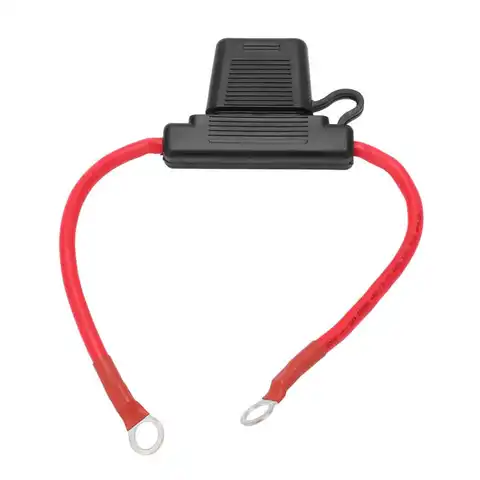 Holder 8AWG Fuse Holder Waterproof Good Conductivity for 12-24V Vehicle Ship