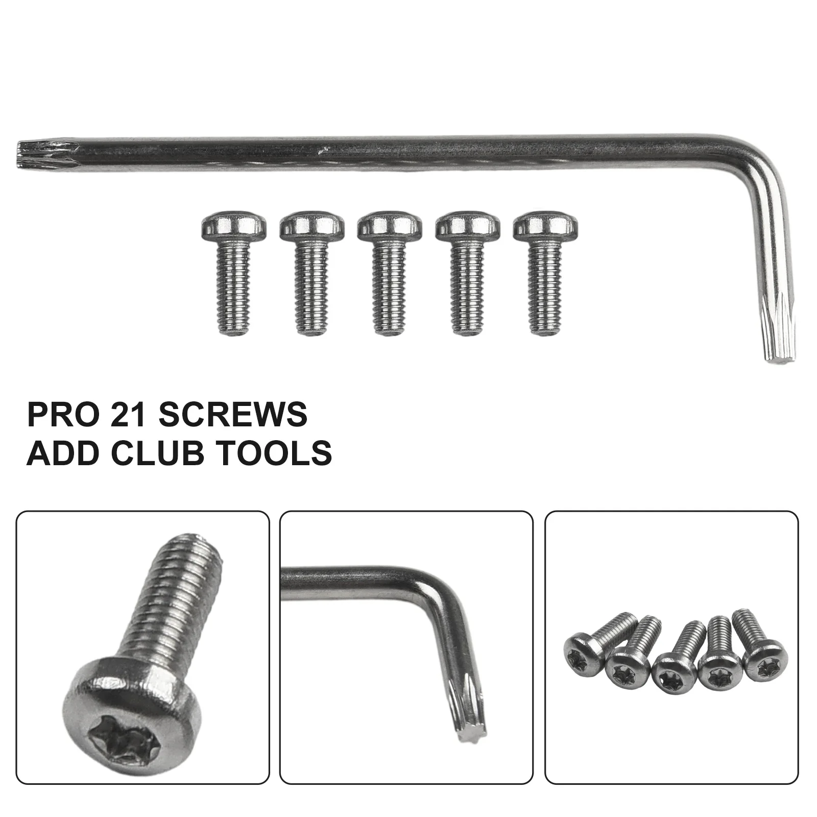 

Bottom Cover Screw Screws For -Xiaomi M365 Pro 21Pcs Bottom Battery Cover Electric Scooter Screws Steel With Wrench