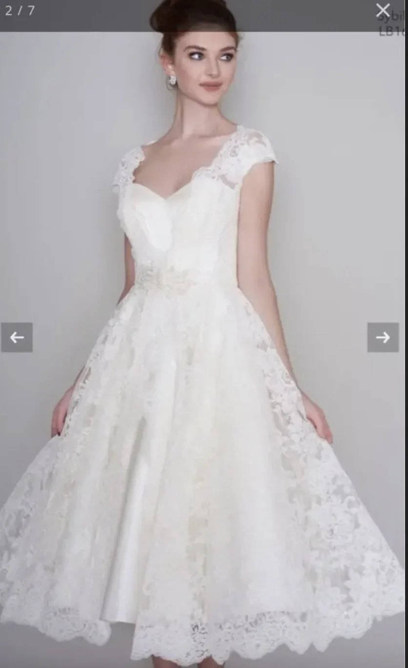 

Lace Appliques Wedding Dresses for Bride Short Sleeve Bridal Dress Gown Vestidos De Novia