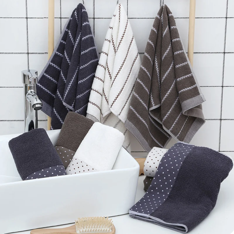 Household pure cotton towel quick drying soft absorbent thickened Adult Absorbent Bath Towel Couple's Large Towels bath towels cotton towel