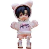 Ob11 Clothes Cat Sweatshirt Dolls Cat Ear Hoodie Casual Jacket With Bell For Obitsu11, Molly, Gsc Body, Ddf, Ymy, 1/12bjd Dolls 6