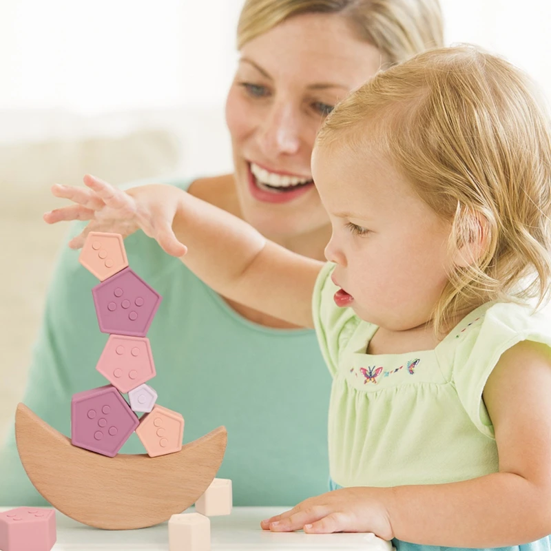 Montessori brinquedos de madeira para o bebê