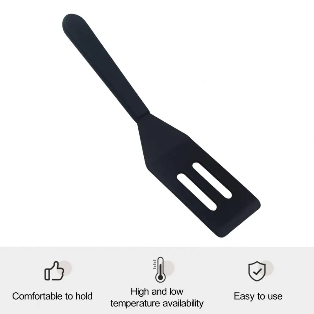 

Nonstick Silicone Spatula Food Grade Nonstick Spatula Heat-resistant Stainless Steel Turner for Serving Cooking for Flipping