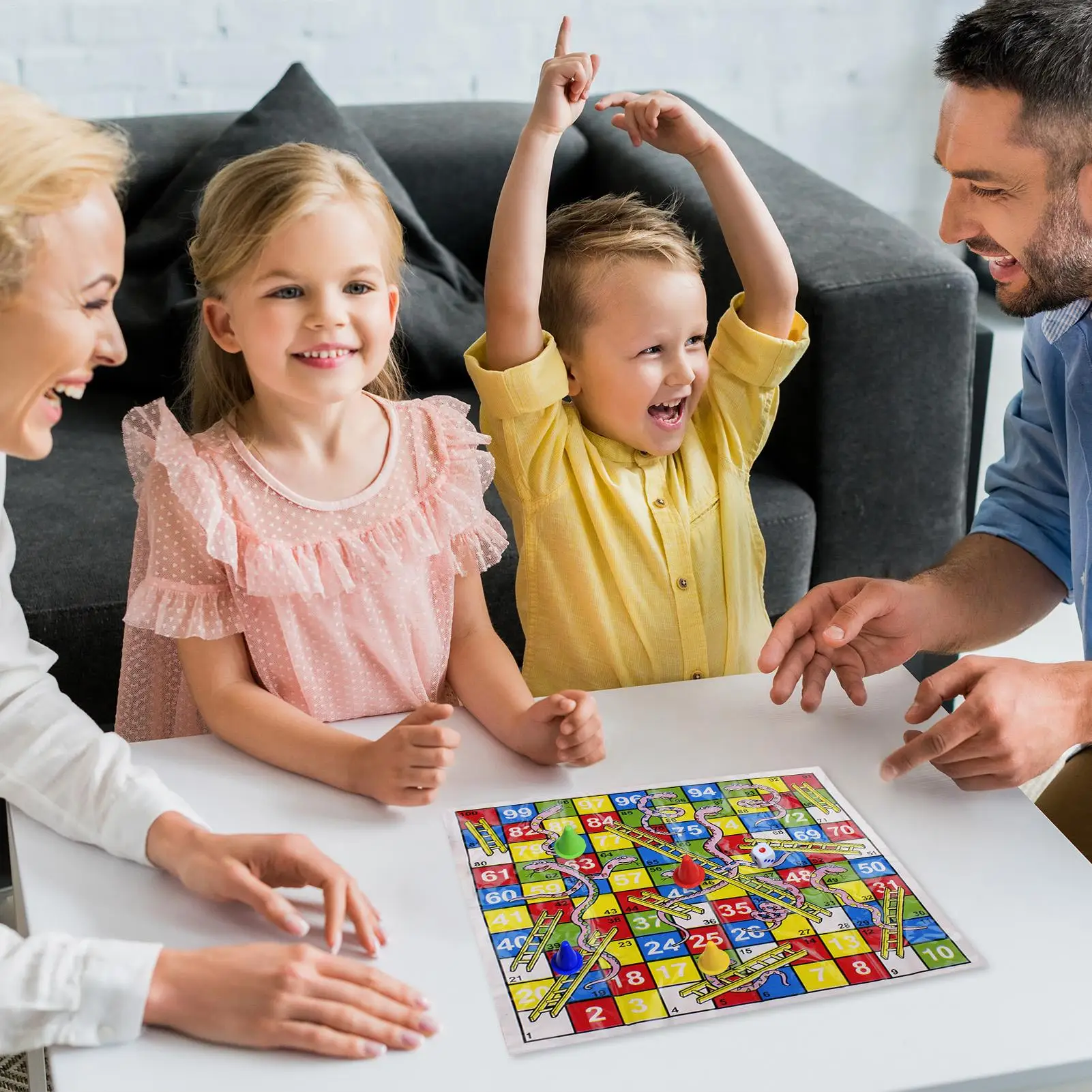 Snake Game Folding Travel Board Game Portable Chess Compact Design For Family Kids Parties Travel Activities