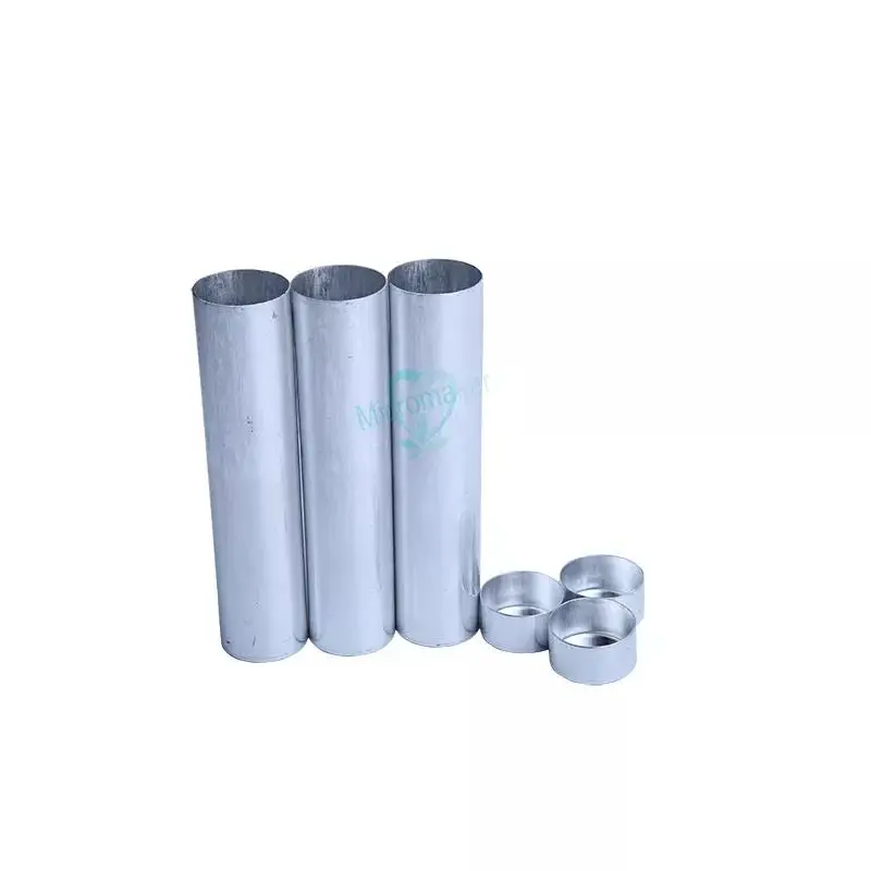 Cartuccia In Alluminio Per Laboratorio Odontotecnico Da 25Mm Con Labbro Per Laboratorio Odontotecnico Protesi Acrilica Flessibile Iniettare Diametro D