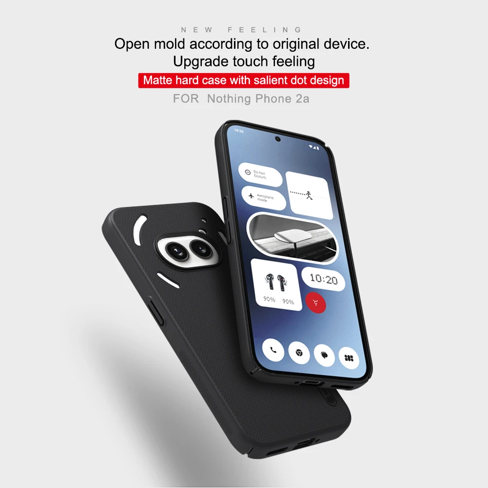 For Nothing Phone 2a Plus / 2a / 2 / 1 Nillkin Case Super Frosted Shield Hard Anti-Fingerprint Back Cover For Nothing Phone 1 view 3
