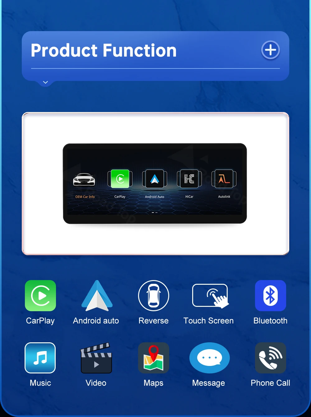 12,3-Zoll-Multimedia-Player für Mercedes Benz A GLA CLA B-Klasse W176 X117 X156 W463 W246 2013-2015 NTG4.5 Carplay Touchscreen – Detail 2