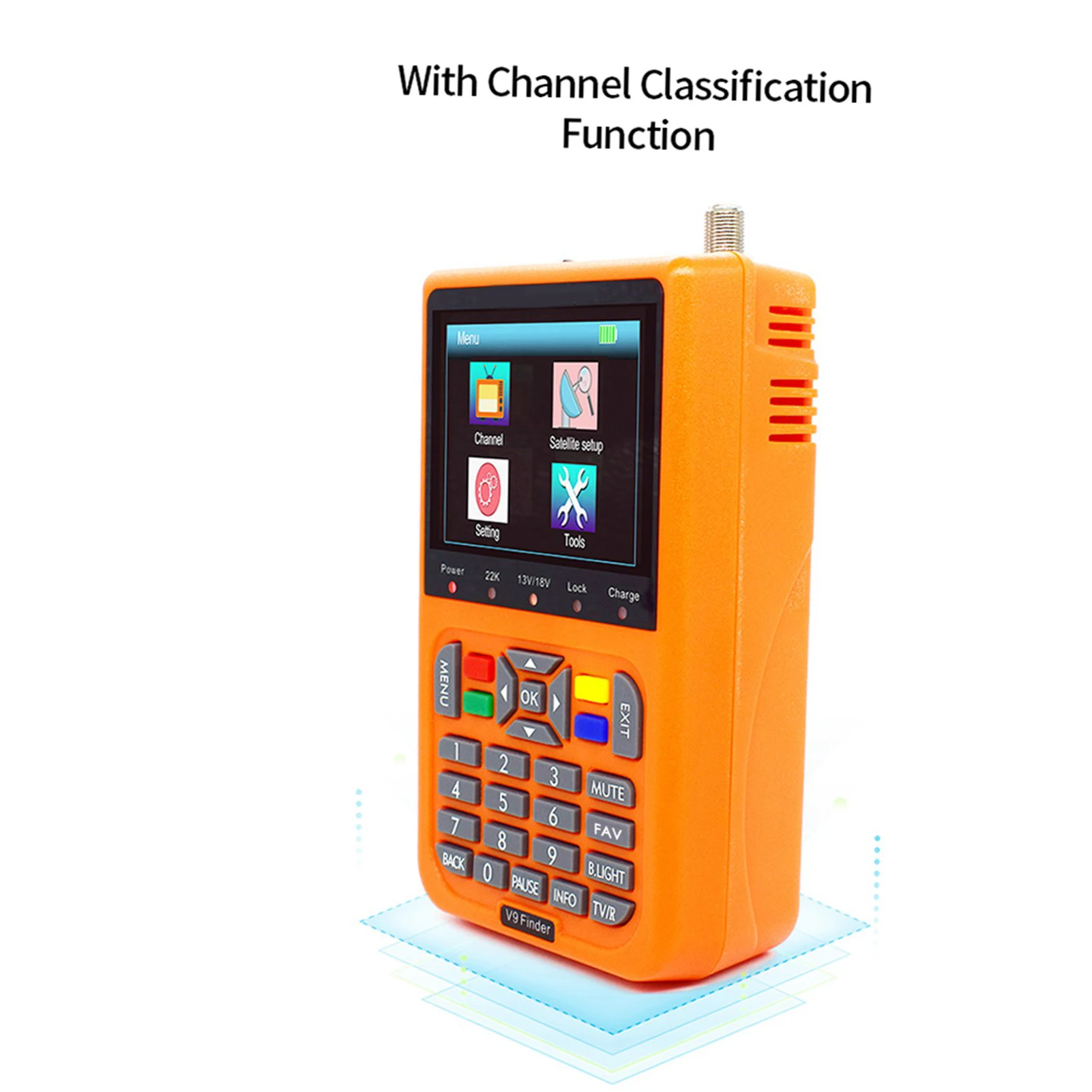 V9 Finder Digital Satellite Finder LCD Satellite Digital Signal Meter Meter