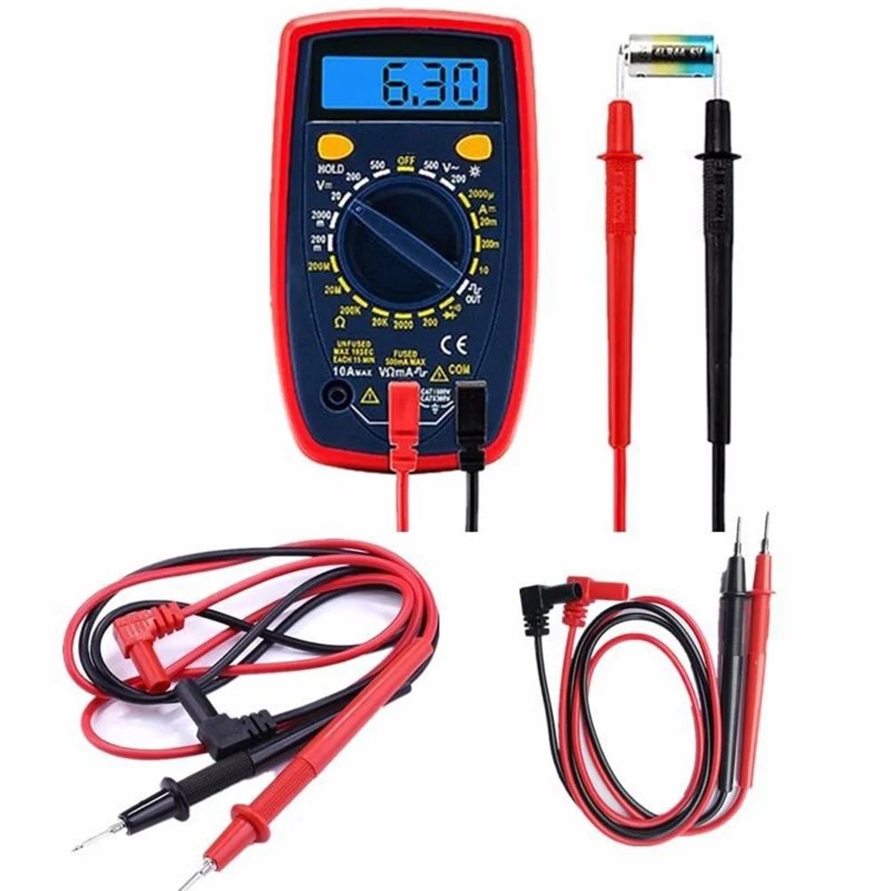 Digital multimeter multimeter tester analog multimeter electrical gauge multi meters leads multimeter tester probes accessories electronic
