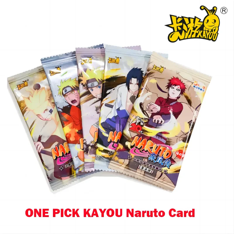 Kyou Anime Naruto Cards Booster Box Genuine Figure Card Pack Tier 3 Wave 5 Packs Naruto Nr Sp Sasuke Collection Game Card Gift