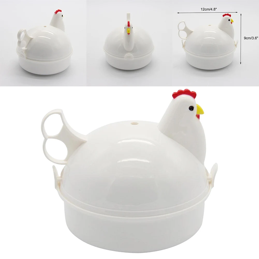Chicken Shaped Boiled Egg Steamer Steamer Pestle Microwave Egg Cooker Cooking Tools Kitchen Small Tools Accessories