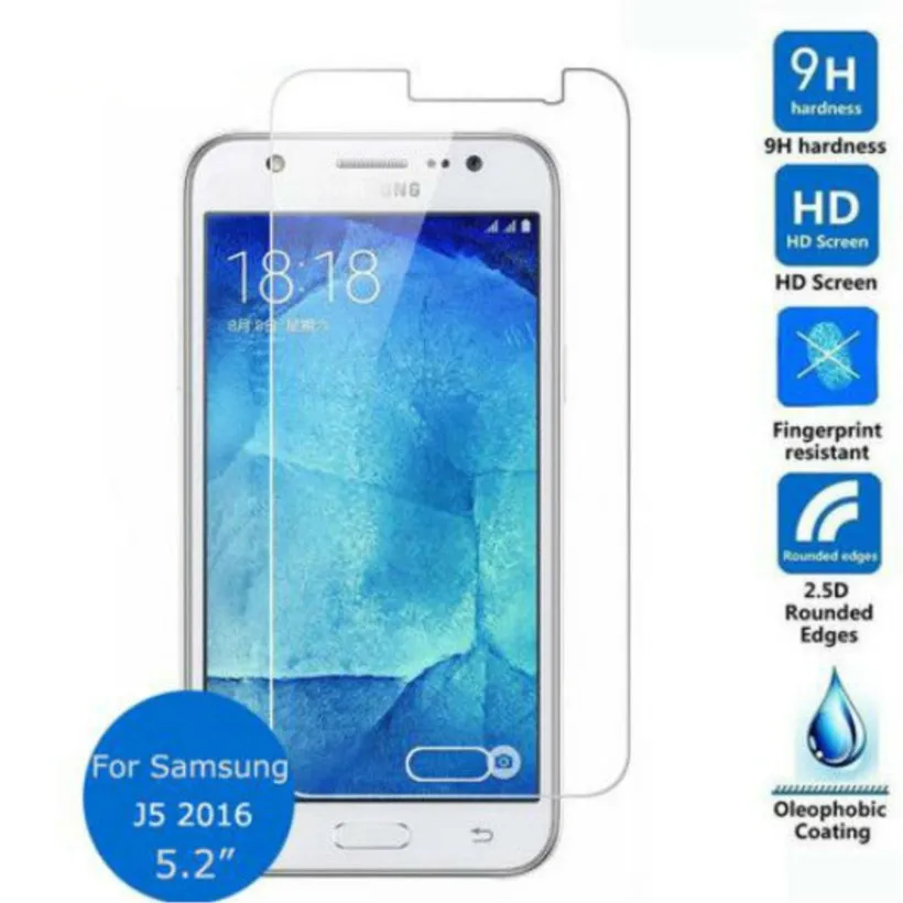 Vetro Temperato Per Samsung J5 2016 Pellicola Salvaschermo Ultrasottile Per Samsung Galaxy J5 2016 J510 Hd Pellicola Protettiva Temperata