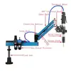 Pneumatic Tapping Machine 360° Multi-directions Universal Arm Drilling Threading M3-M12 Tap Aluminum Alloy Strong Motor High 3
