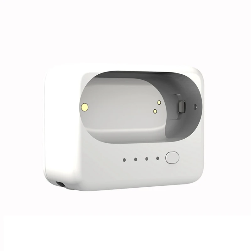 

1 Piece Multifunction Camera Charging Case Butler External Battery White For Insta360 GO3 Thumb Camera Charging Module
