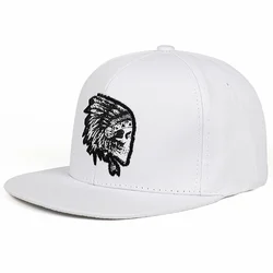 Snapback Baseball Hat with Ten Times Embroidery - Adjustable Fashion Cap - 56 - 62cm (19)
