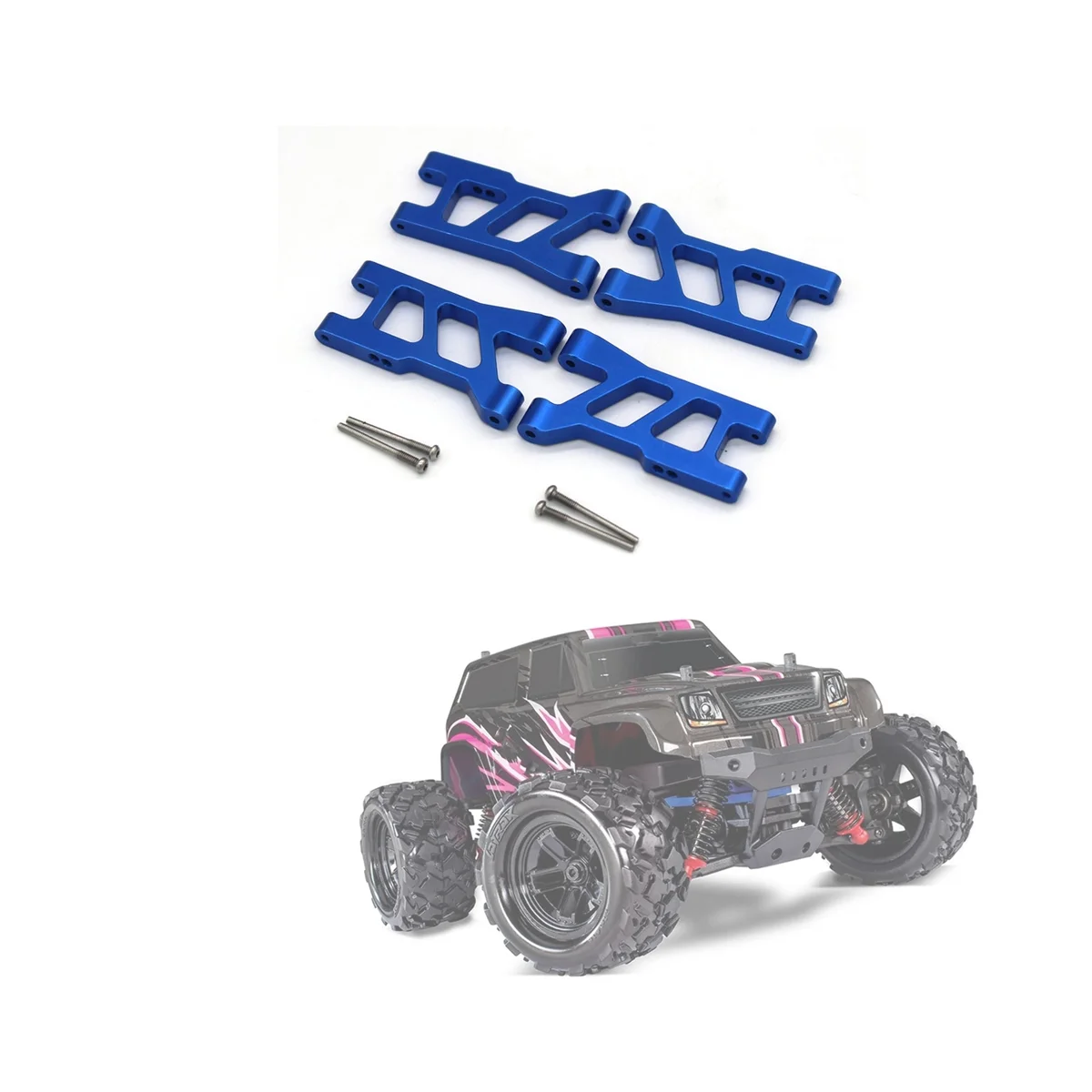 ݼ   ĸ   Ʈ, 7630, Traxxas LaTrax 1/18 RC ڵ ׷̵ ǰ ׼, Ķ, 4 