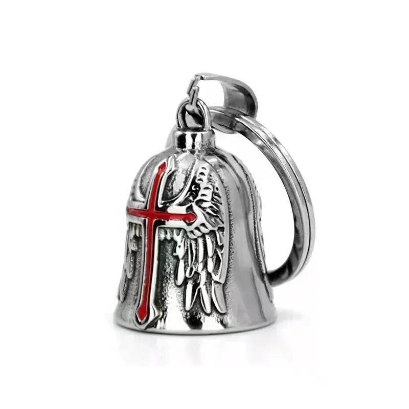 Lion King Pendant and Keychain with Uniquely Carved Bell - Retro Design