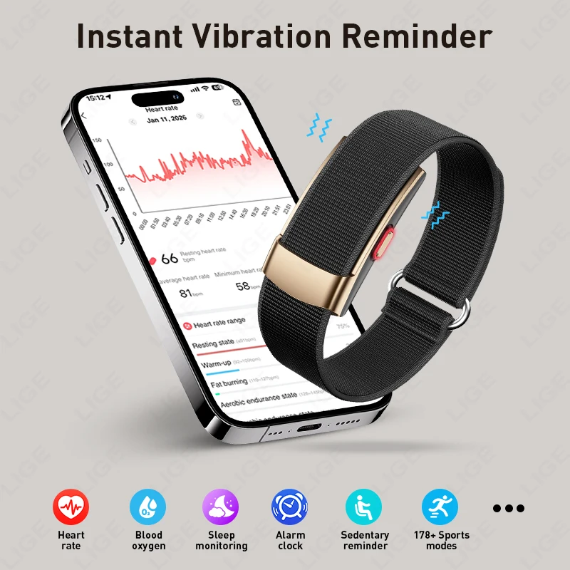 178+ 스포츠 모드 피트니스 트래커 15g 초경량 170+ 스포츠 모드 스포츠 스마트 팔찌 IP68 방수 알람 시계 스마트밴드 SpO2