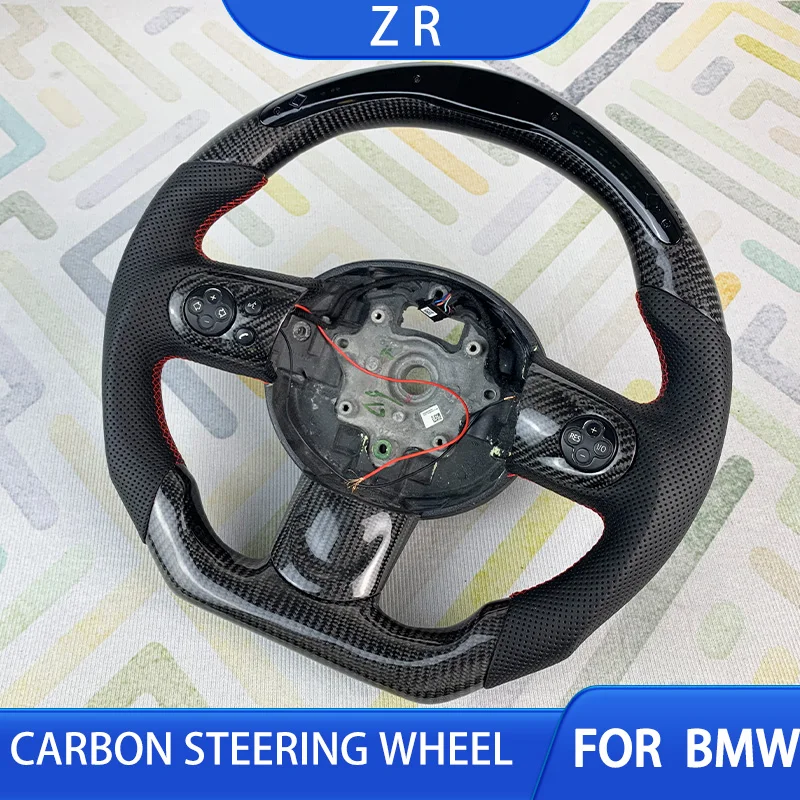 

Автомобильные аксессуары на заказ, рулевое колесо из углеродного волокна, подходит для BMW MINI R56 R53 R51 R52 R54 R55 R60 R61, светодиодный дисплей