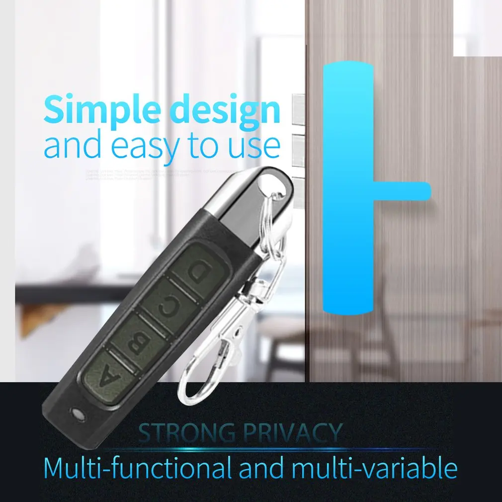 Door Remote Control Cloning Duplicator Key Fob A Distance Remote Control Clone Fixed Learning Code For Garage Door