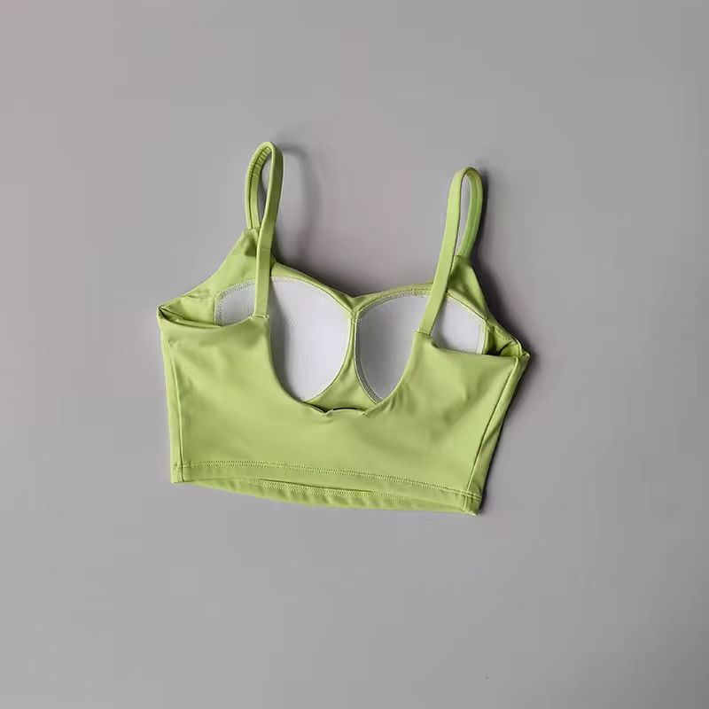 Women Sports Bra Top Push Up Fitness Fixed With Pad Yoga Bra Underwear Sport Tops For Women Breathable Running Vest Gym Wear