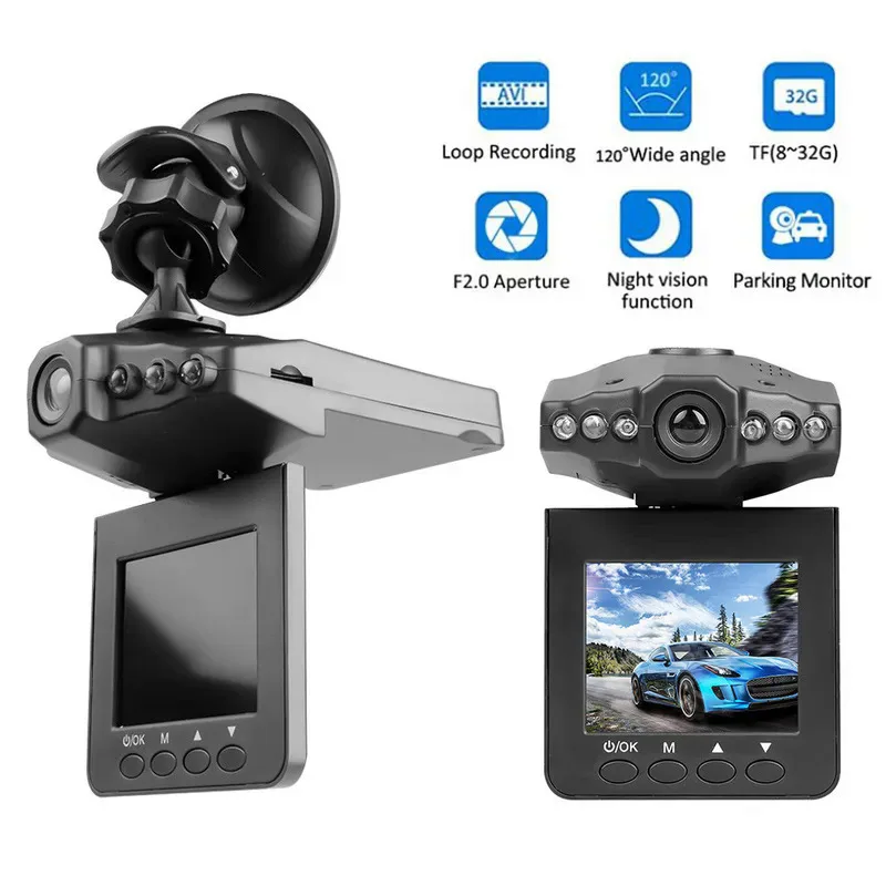 Foldable-1080P-Car-DVR-Universal-2-5-Inch-Full-HD-Vehicle-Cam-Infra ...
