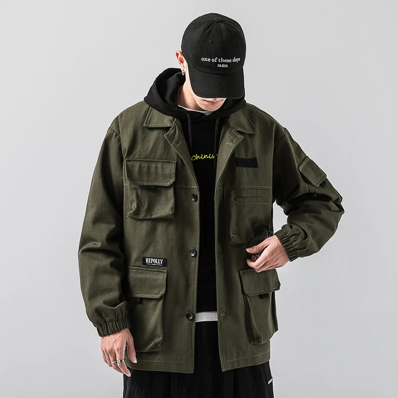 

Mens Jacket 2022 Spring Autumn Washing Work Casual Large Size 5XL Denim Coat Male Outerwear Cardigan Tops Chaquetas Hombre