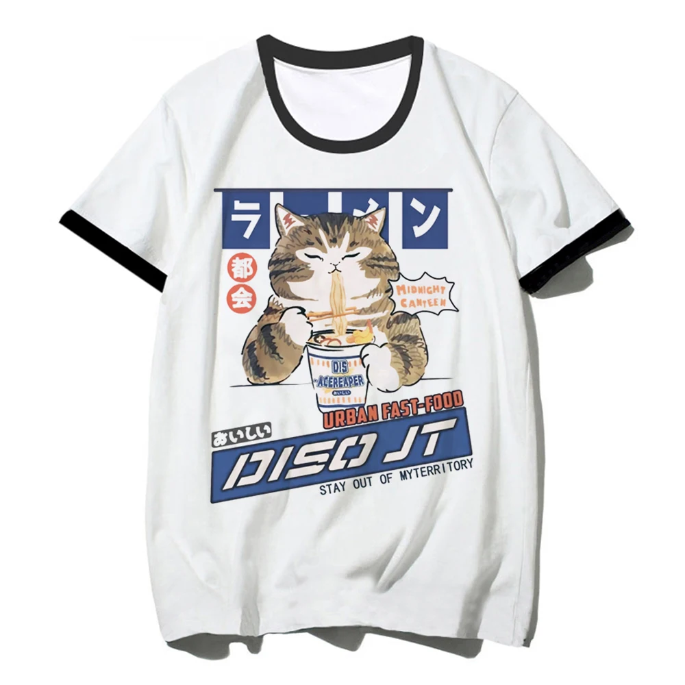 

Funny Cat t shirt women comic manga streetwear t-shirts girl anime funny y2k clothes