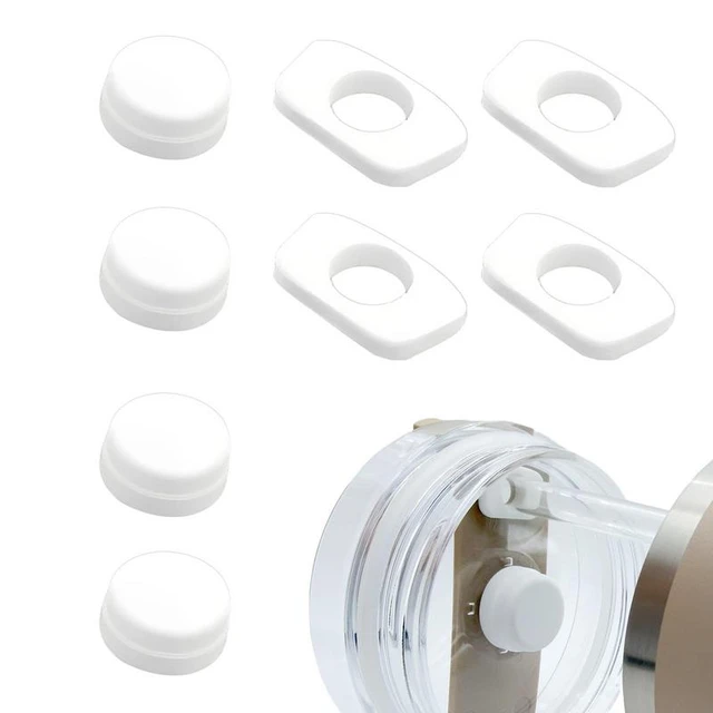 8pcs Cup Straw Cover Leak-Proof Silicone Stopper Dust-proof clear Car  Tumblers Straw Tip Plug Topper Sports Bottle Leak Stopper - AliExpress