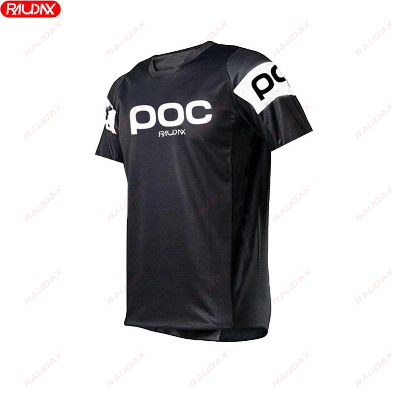 thumbnail image 1 of Camiseta de verano para hombre RAUDAX POC para montar en motocicleta, ropa para bicicleta de montaña, ropa para ciclismo todoterreno, camiseta de manga corta transpirable para bicicleta, 1 of 5