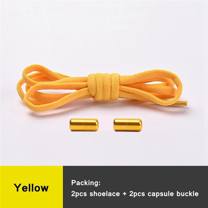 Vibrant No-Tie Elastic Shoelaces with Metal Lock - Unisex Lazy Laces