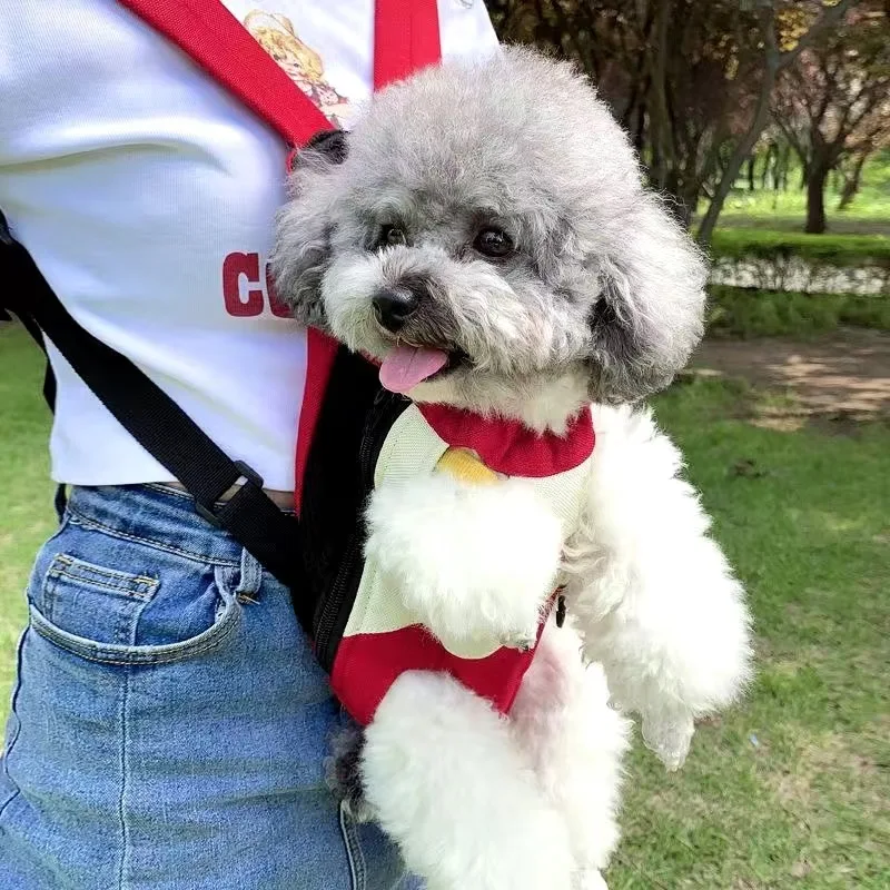 Pet Carrier Bag Pet Accessories Pet Carrying Bag Pet Backpack Dog Slings Denim Breathable Pet Carrier Bag for Small Dogs Cats Travel Puppy Dog Cat Backpack Yorkshire Shih Tzu mascotas Carrying Supplies