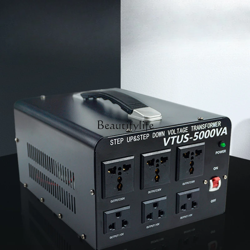 

220V to 110V Transformer 110V to 220V High Power 120100v Voltage Power Adapter