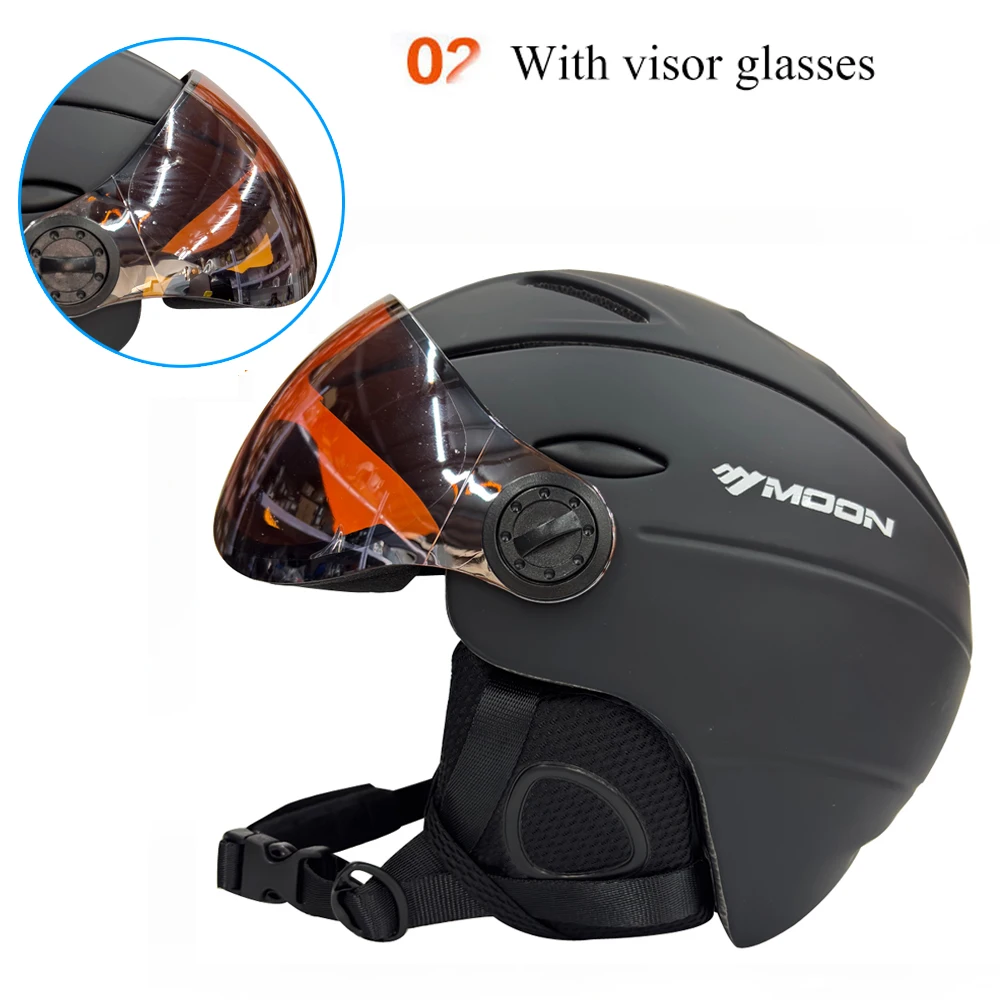 Casco Da Sci Integrale Leggero Uomo/donna – In PC/EPS, Taglia Regolabile M (55-58 Cm), Con Ventilazione E Imbottitura Lavabile
