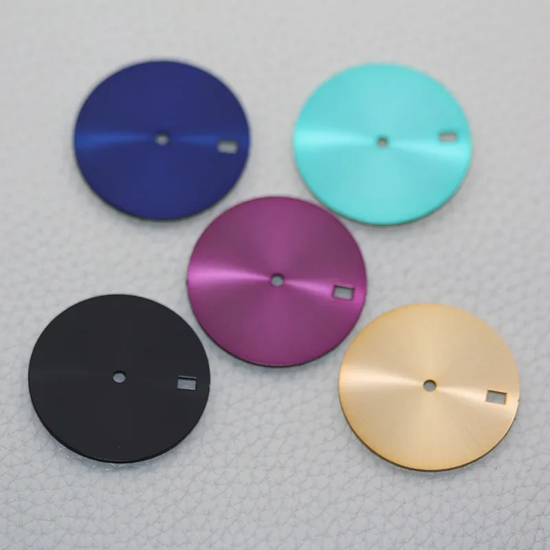 Sunburst Sterile Watch Face Can Be Customized, 28.5mm, Black, Gold, NH35, NH36, NH34