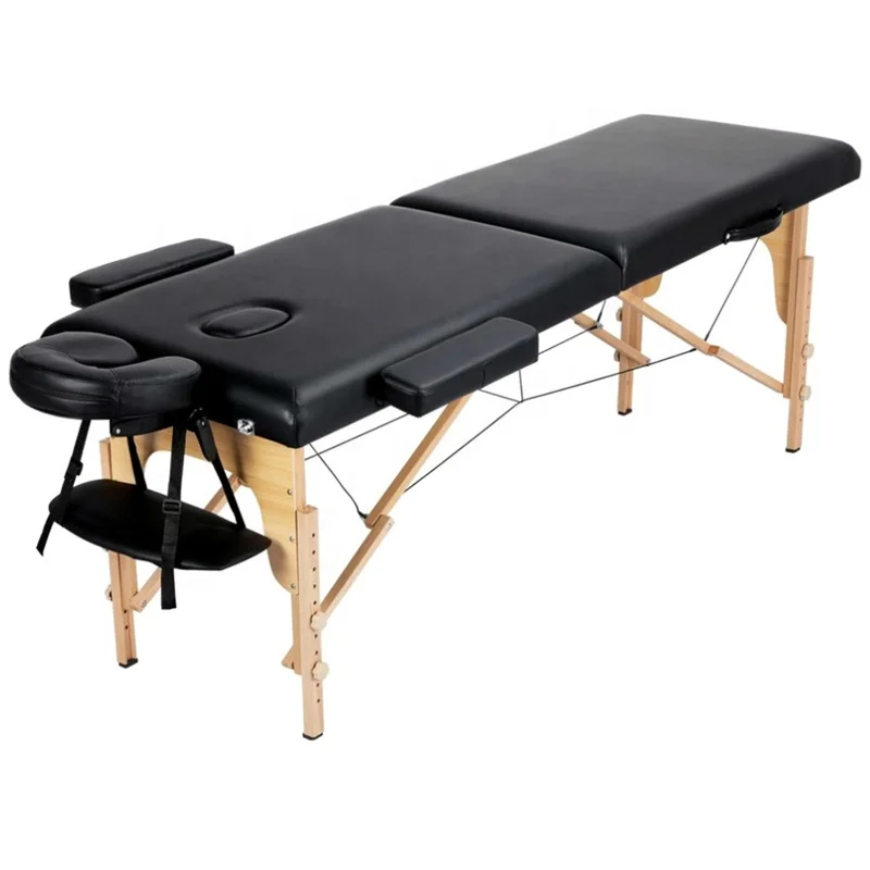 

wooden foldable massage bed and portable beauty massage table