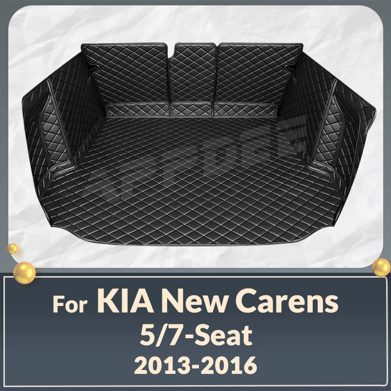 

Auto Full Coverage Trunk Mat For Kia New Carens 5/7-Seat 2013-2016 15 14 Car Boot Cover Pad Cargo Interior Protector Accessories