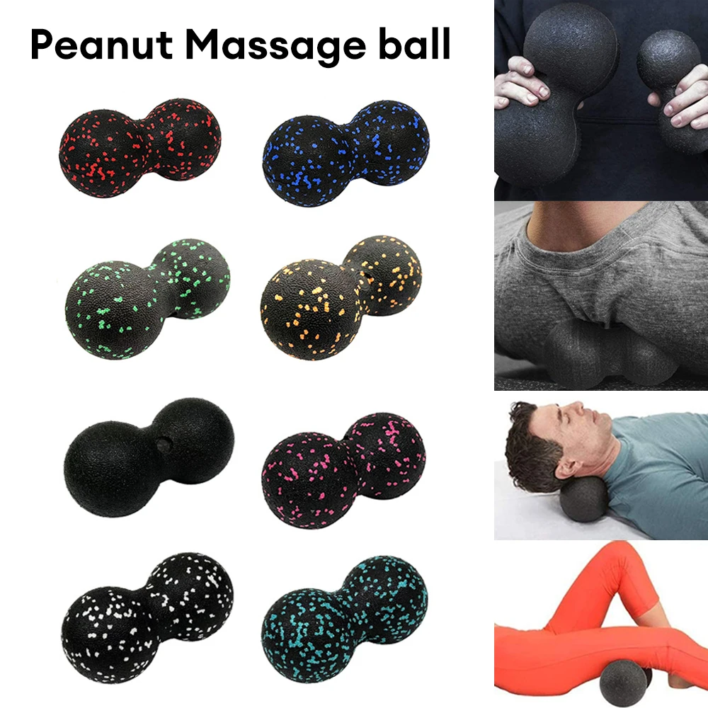 Peanut Massage Ball EPP Lacrosse Myofascial Ball High Density Lightweight Fitness Body Fascia Exercise Relieve Pain Yoga Ball