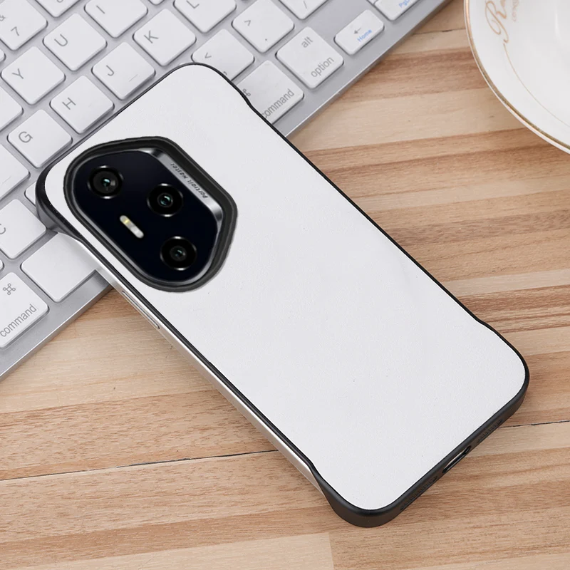 Luxury Soft PU Leather Frameless Shockproof Phone Case