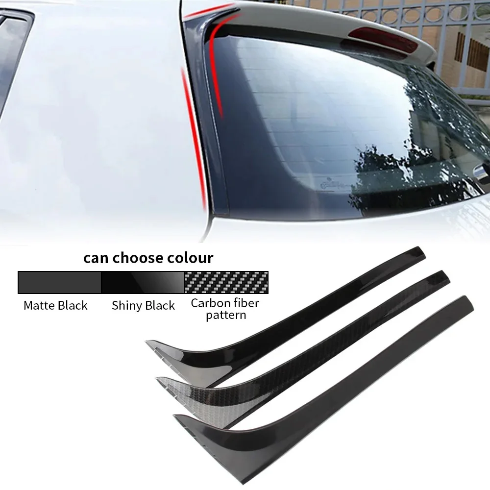 VW 골프 7 MK7 GTD R 2014-2018 용 자동차 뒷창 디플렉터 스플리터 커..