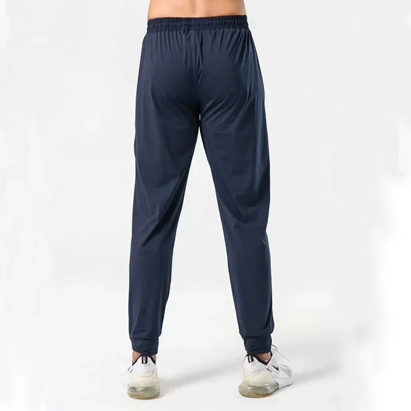 Men Sports Running Pants Zipper Athletic Football Soccer Training Elasticity Legging Jogging Gym Trousers 3