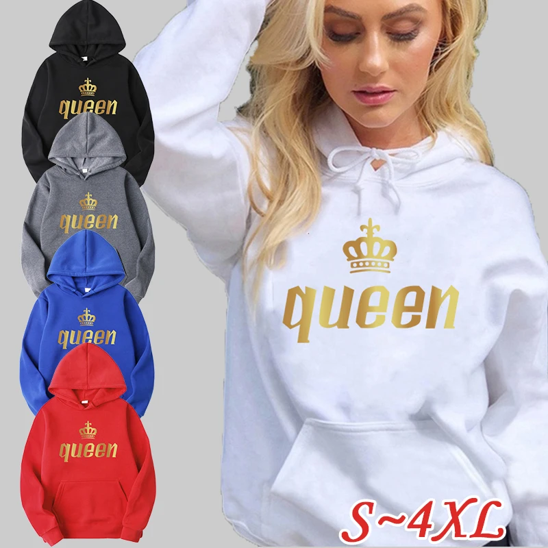 

Fashionable women's printed hoodie street clothing casual sportswear jacket women's full sleeved hooded pullover