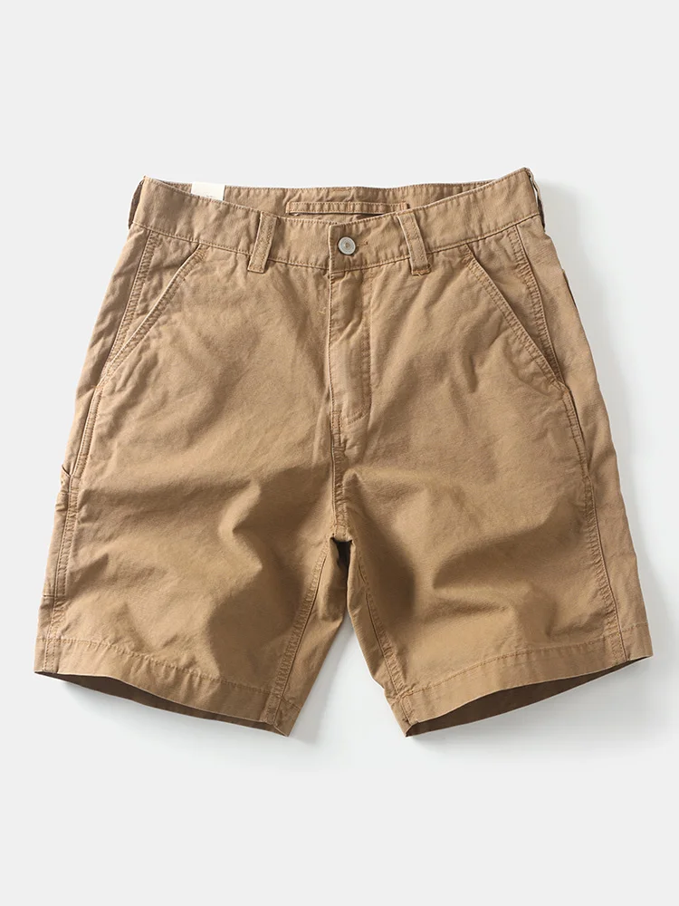 Men Shorts Summer Embroidered Straight Casual Pants Retro