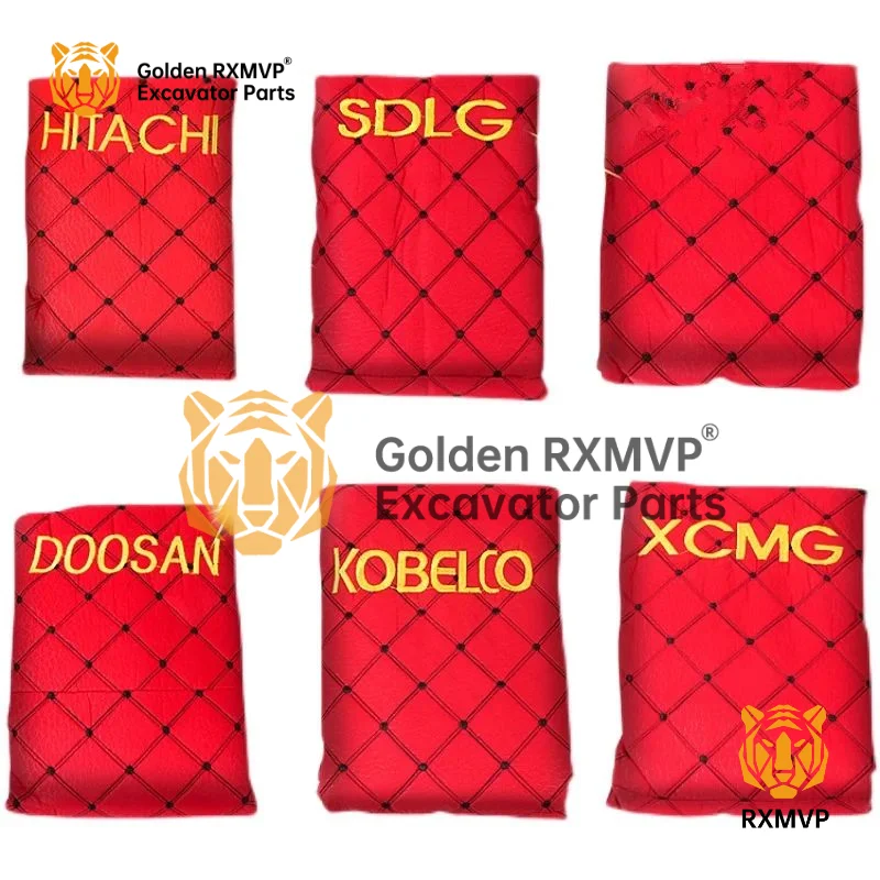 For Sany Hyundai Carter Kobelco Doosan Daewoo SDLG XCMG Sumitomo Vol-vo Kubota Komatsu Seat Cover Seat Cover Cushion excavator