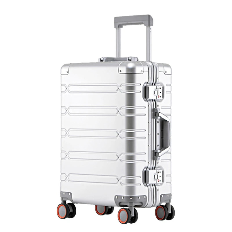 TIUMIU 100% 알루미늄 마그네슘 합금 여행 가방, 롤링 수하물, 20 인치, 24/29 인치 트롤리 수하물, 기내 수하물 