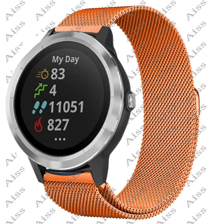 Milanese Loop Smartwatch Wristband Bracelet - 20mm/22mm Strap